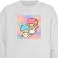 Miniatyrbild 1 av 4: Sweatshirt | Bekväm Collegetröja för Vuxna Kawaii Sanrio Kiki Lola Little Twin Stars