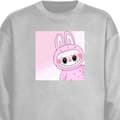 Miniatyrbillede 1 af 4: Børnebluse | Komfortabel og Stilet College Bluse Labubu Bunny