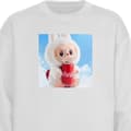 Miniatyrbild 1 av 4: Sweatshirt | Bekväm Collegetröja för Vuxna Labubu Summer Editi