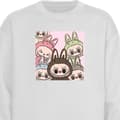 Miniatyrbillede 1 af 4: Sweatshirt | Behagelig Collegebluse til Voksne Labubu Classics