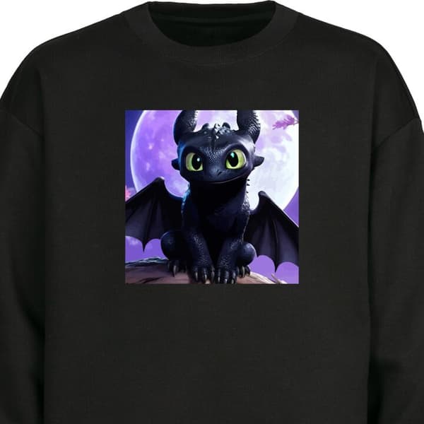 Barn Sweatshirt | Bekväm och Stilren Collegetröja Draktränaren How to Train Your Dragon