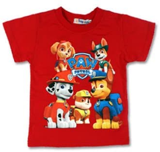 T SHIRT PAW PATROL 3 Färger 2 Storlekar