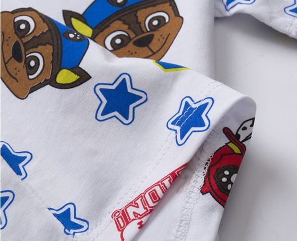 Barn T SHIRT PAW PATROL Vit Storlekar 90-120 Sommar ny modell