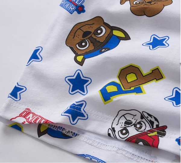 Barn T SHIRT PAW PATROL Vit Storlekar 90-120 Sommar ny modell