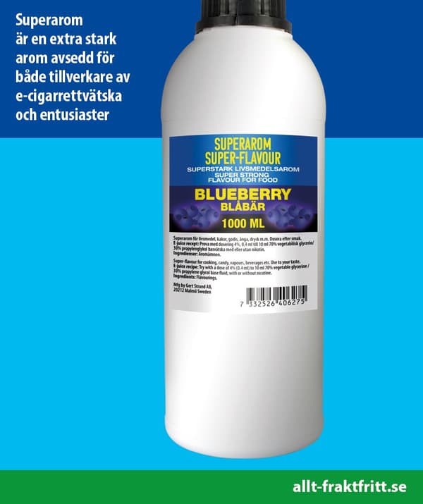 Superarom Blåbär 1 Liter