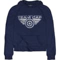 Miniatyrbilde 1 av 2: Marvel Comics Unisex Pullover Hoodie: Captain America Civil War Team Cap (Small)
