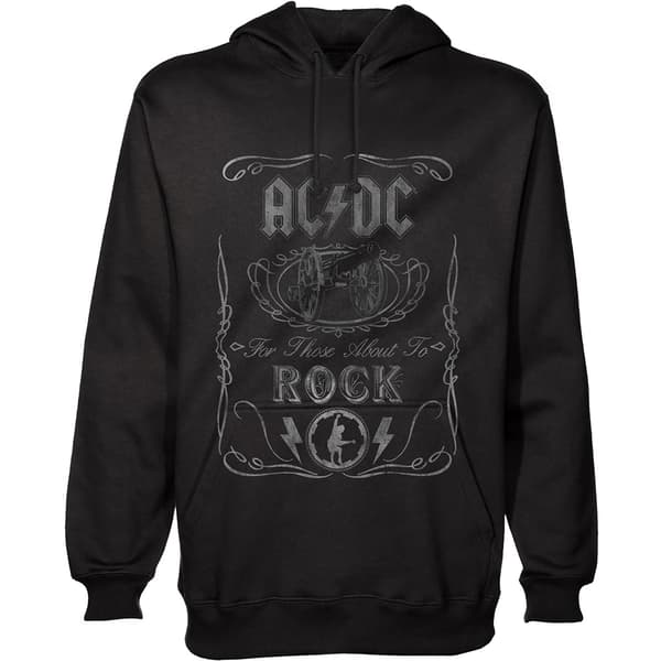 AC/DC Unisex Pullover Hoodie: Cannon Swig (Medium)