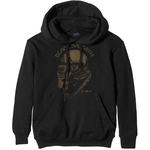 Black Sabbath Unisex Pullover Hoodie: US Tour '78 (Large)