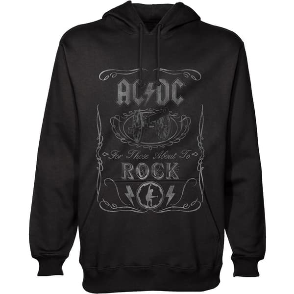 AC/DC Unisex Pullover Hoodie: Cannon Swig (X-Large)