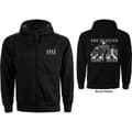 Miniatyrbilde 1 av 4: The Beatles Unisex Zipped Hoodie: Abbey Road (Back Print) (Medium)
