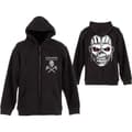 Miniatyrbillede 1 af 3: Iron Maiden Unisex Zipped Hoodie: Eddie Axe (Back Print) (Medium)