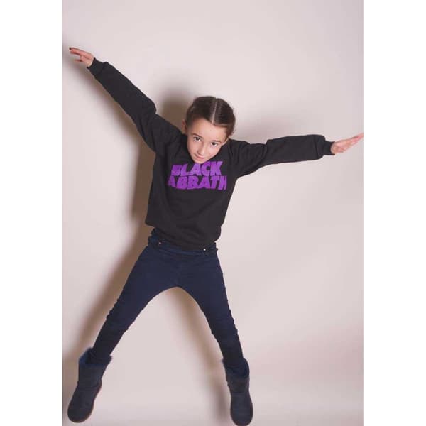 Black Sabbath Kids Sweatshirt: Wavy Logo (9-11 Years)