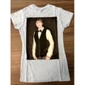 Miniatyrbillede 1 af 2: Justin Bieber Ladies T-Shirt: Tux (Ex Tour) (Medium)