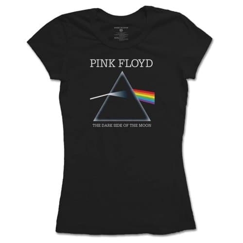 Pink Floyd Ladies T-Shirt: Dark Side of the Moon Refract (Small)