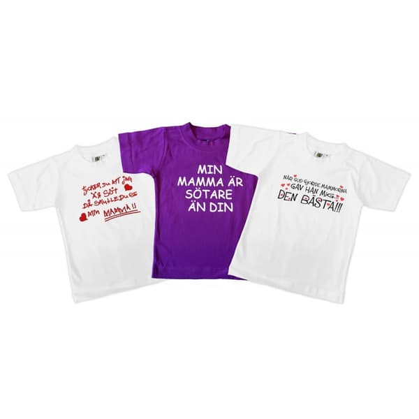 T-paita 3-pack Mors dag