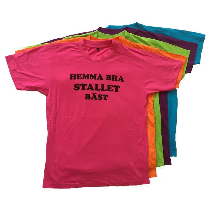 T-shirt Hemma bra Stallet bäst
