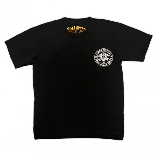 T-shirt Moai Speed - Motorcyclist Skull Retro
