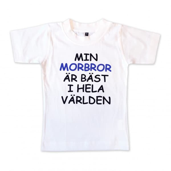 T-paita Min morbror är bäst i hela världen!