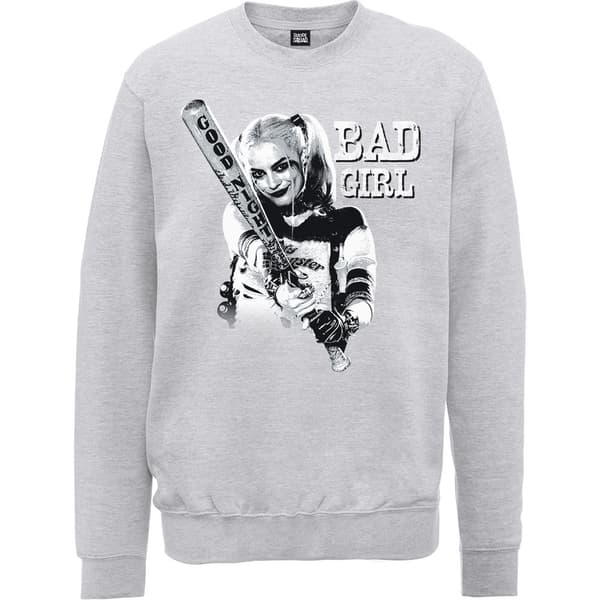 DC Comics Unisex Sweatshirt: Suicide Squad Bad Girl (Small)