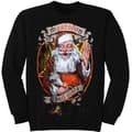 Miniatyrbilde 1 av 3: Mastodon Unisex Sweatshirt: Hail Santa Holiday (Small)