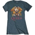 Miniatyrbild 1 av 2: Queen Ladies T-Shirt: Classic Crest (Medium)