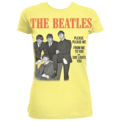 The Beatles Ladies T-Shirt: Please, Please Me (Small)