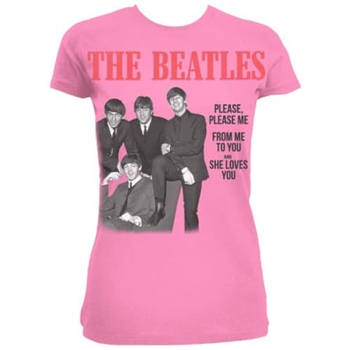 The Beatles Ladies T-Shirt: Please, Please Me (Medium)