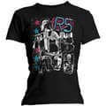 Miniatyrbild 1 av 2: R5 Ladies T-Shirt: Grunge Collage (Large)
