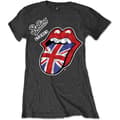Miniatyrbilde 1 av 2: The Rolling Stones Ladies T-Shirt: Vintage British Tongue (X-Large)