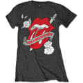 Miniatyrbild 1 av 2: The Rolling Stones Ladies T-Shirt: Vintage Tattoo (X-Large)