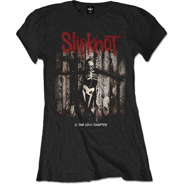 Slipknot Ladies T-Shirt: .5: The Gray Chapter Album (X-Large)
