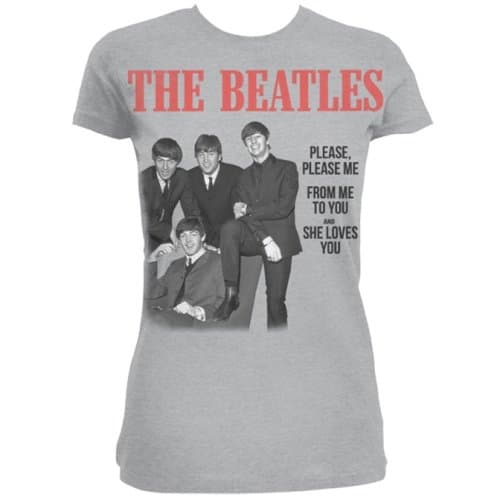 The Beatles Ladies T-Shirt: Please, Please Me (X-Large)