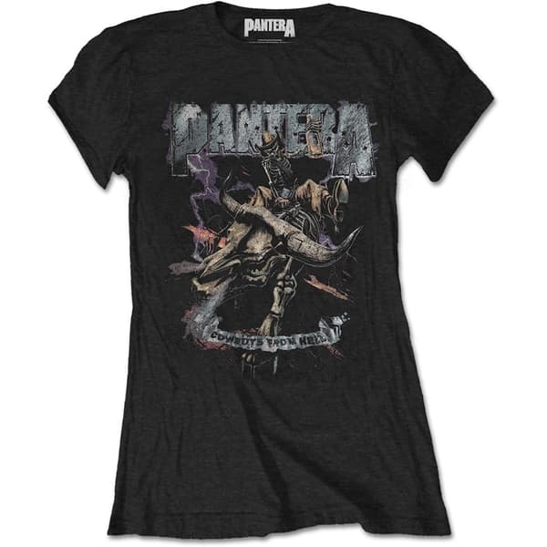 Pantera Ladies T-Shirt: Vintage Rider (Small)