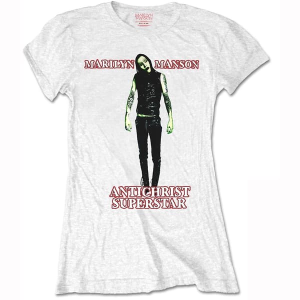 Marilyn Manson Ladies T-Shirt: Antichrist (Small)