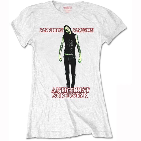 Marilyn Manson Ladies T-Shirt: Antichrist (Small)