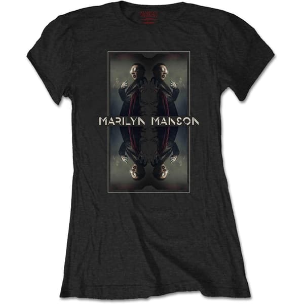 Marilyn Manson Ladies Tee: Mirrored (XX-Large)