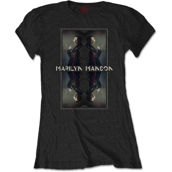 Marilyn Manson Ladies Tee: Mirrored (XX-Large)