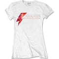 Miniatyrbild 1 av 2: David Bowie Ladies T-Shirt: Aladdin Sane Eye Flash (Medium)