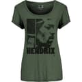 Pikkukuva 2 / 2: Jimi Hendrix Ladies Scoop Neck T-Shirt: Let Me Live (XX-Large)