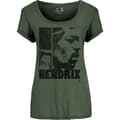 Pikkukuva 1 / 2: Jimi Hendrix Ladies Scoop Neck T-Shirt: Let Me Live (XX-Large)