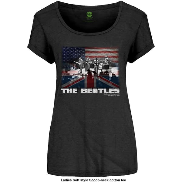 The Beatles Ladies Tee: Washington (Small)
