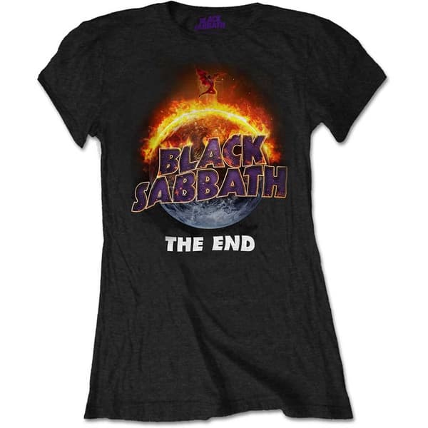 Black Sabbath Ladies T-Shirt: The End (Small)