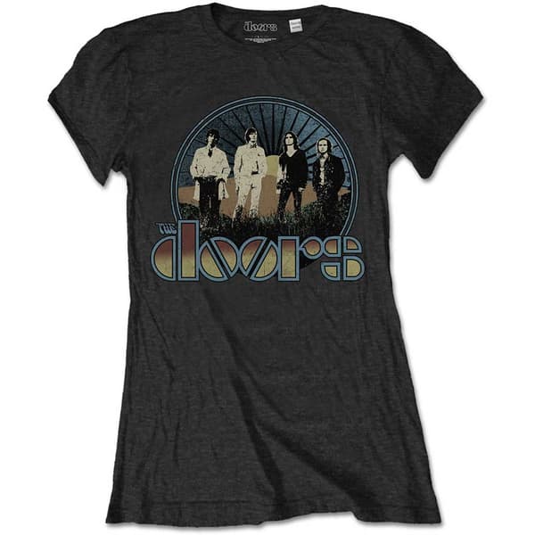 The Doors Ladies Tee: Vintage Field (Small)