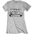 Miniatyrbillede 1 af 2: 5 Seconds of Summer Ladies T-Shirt: Spaced Out Crew (Small)