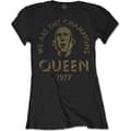 Miniatyrbild 1 av 2: Queen Ladies T-Shirt: We Are The Champions (Medium)