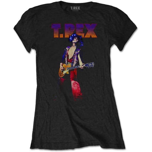 T-Rex Ladies T-Shirt: Rockin' (Small)