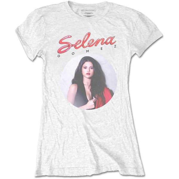 Selena Gomez Ladies T-Shirt: 80's Glam (Small)