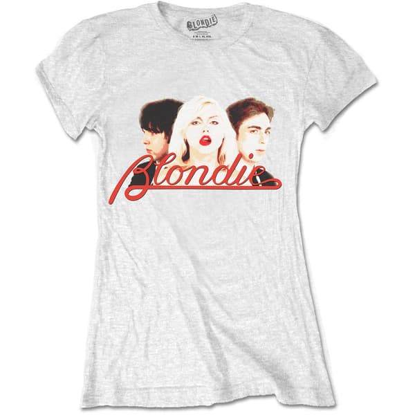 Blondie Ladies T-Shirt: P Lines Halftone (Large)