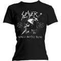 Miniatyrbillede 1 af 2: Slayer Ladies T-Shirt: Dagger Skull (Large)