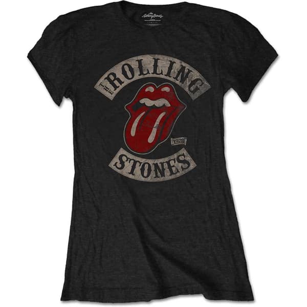 The Rolling Stones Ladies T-Shirt: Tour 1978 (Large)